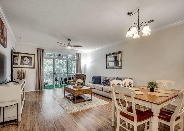 Dining Area & Living Room